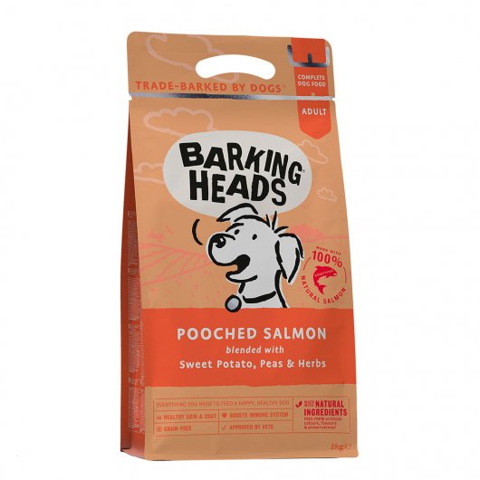 Barking Heads Pooched Salmon Dry Food for Dogs 12kg