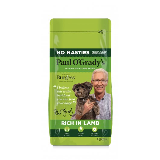 Burgess Paul O'grady No Nasties Lamb Food for Dogs