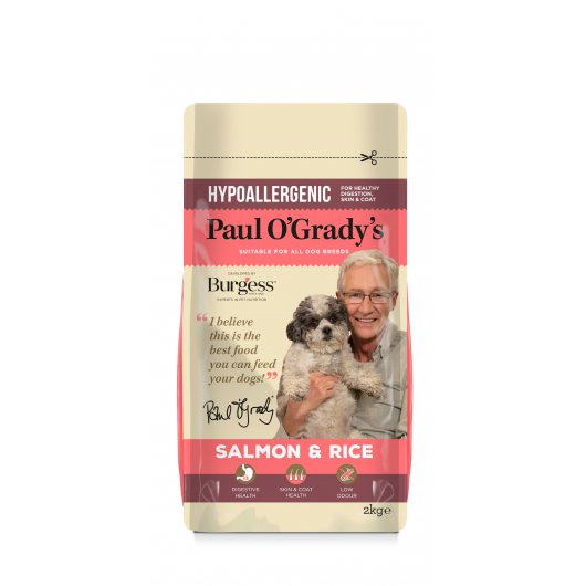 Burgess Paul O'grady Hypoallergenic Salmon & Rice Food for Dogs
