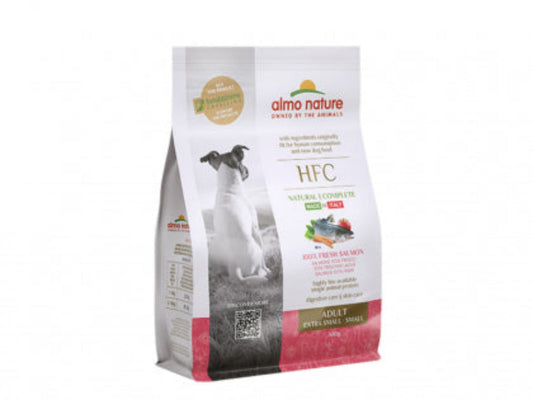Almo Nature HFC Dry Food for Extra Small/ Small Adult Dogs - 100% Fresh Salmon