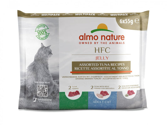 Almo Nature HFC Multi Pack Wet Food for Cats - Tuna - 6x55g