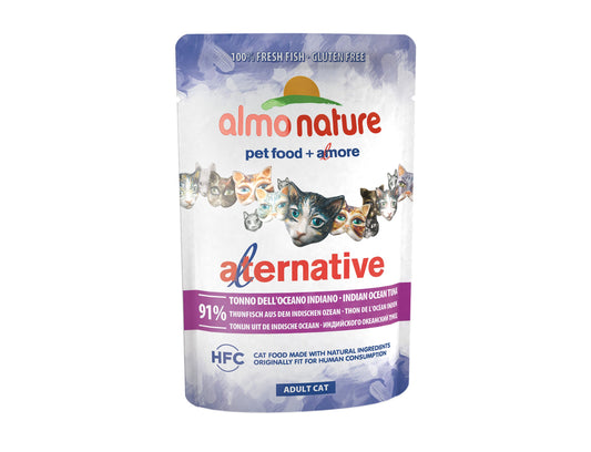 Almo Nature Alternative HFC Indian Ocean Tuna - Wet Cat Food - 55g