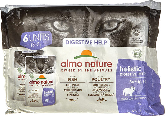 Almo Nature Wet Cat Pouch Sensitive Multipack 6x70g