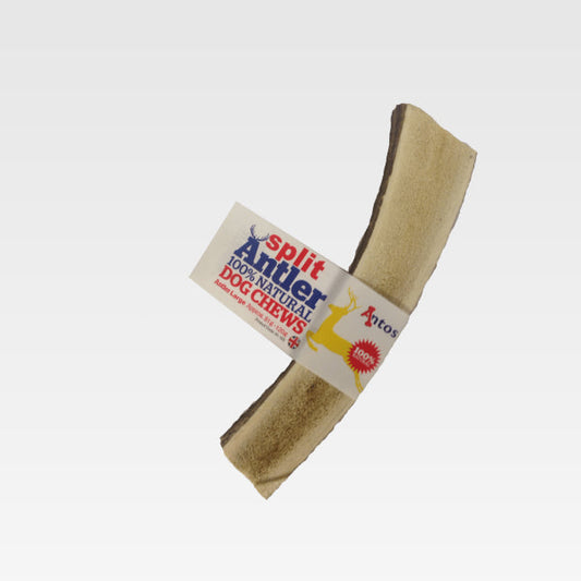 Antos Split Antler Dog Chew -  Extra Large - 120g+