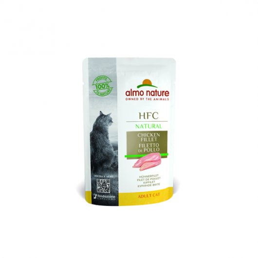 AlmoNature Feline Classic Chicken Fillet Pouch - 55g